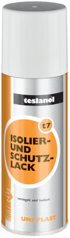 Teslanol Laca Aislante Y Protectora Spray 200 Ml Para Electrones. Componentes