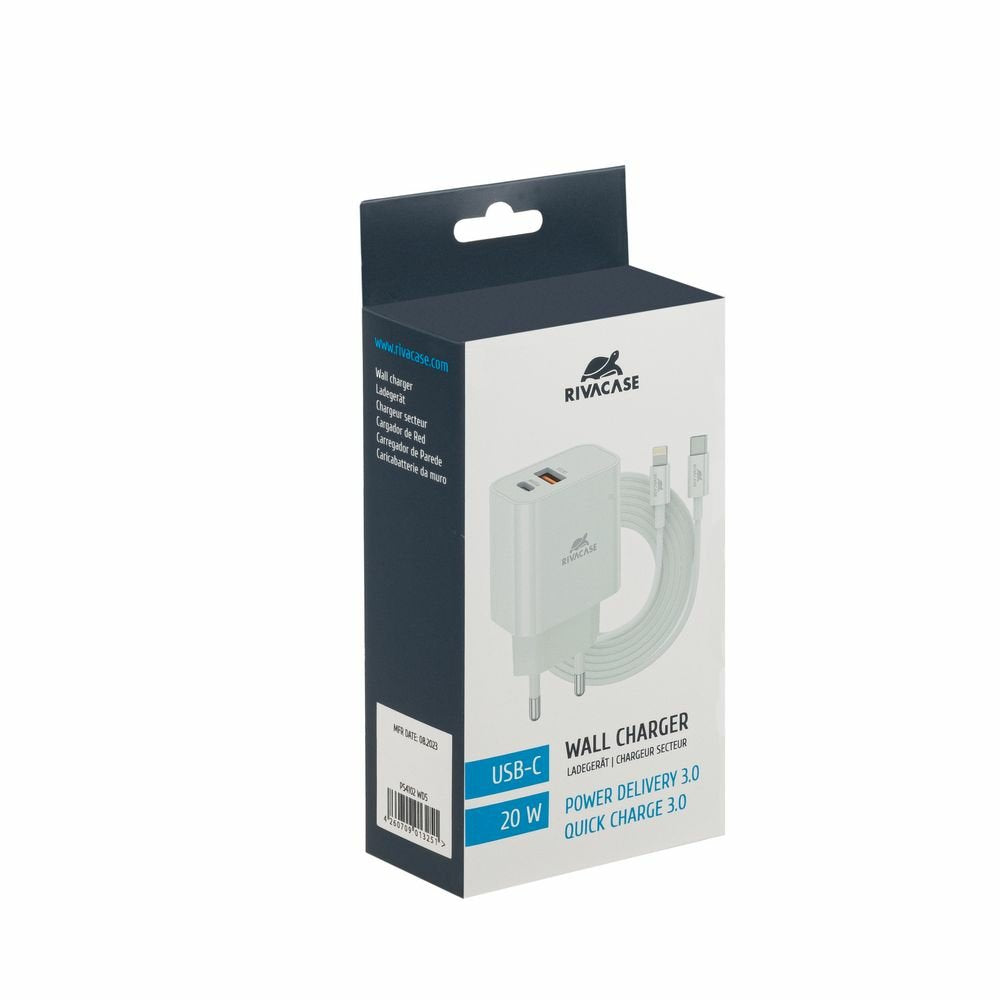 Mobile Charger Wall/White Ps4102 Wd5 Rivacase