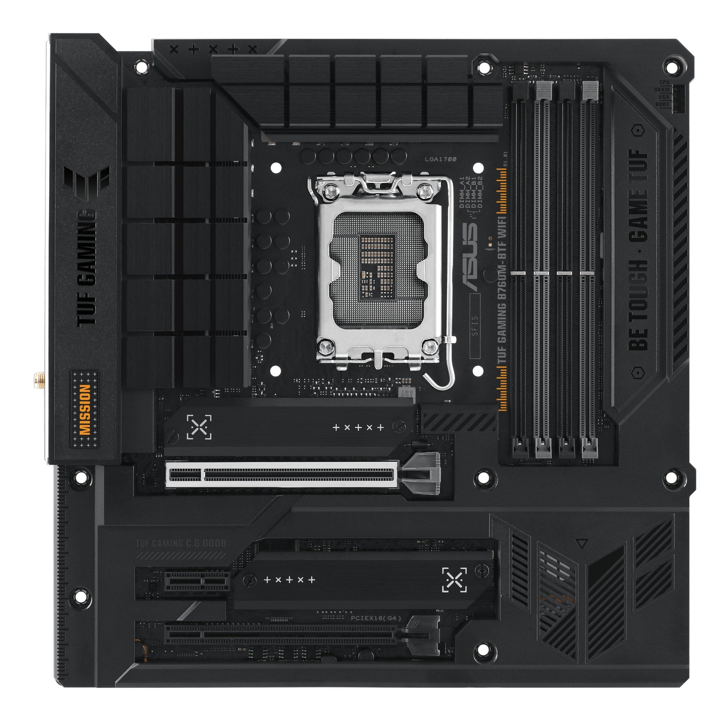EAN 4711387324547 - ASUS TUF GAMING B760M-BTF WIFI Intel B760 LGA 1700 micro ATX imagen 1
