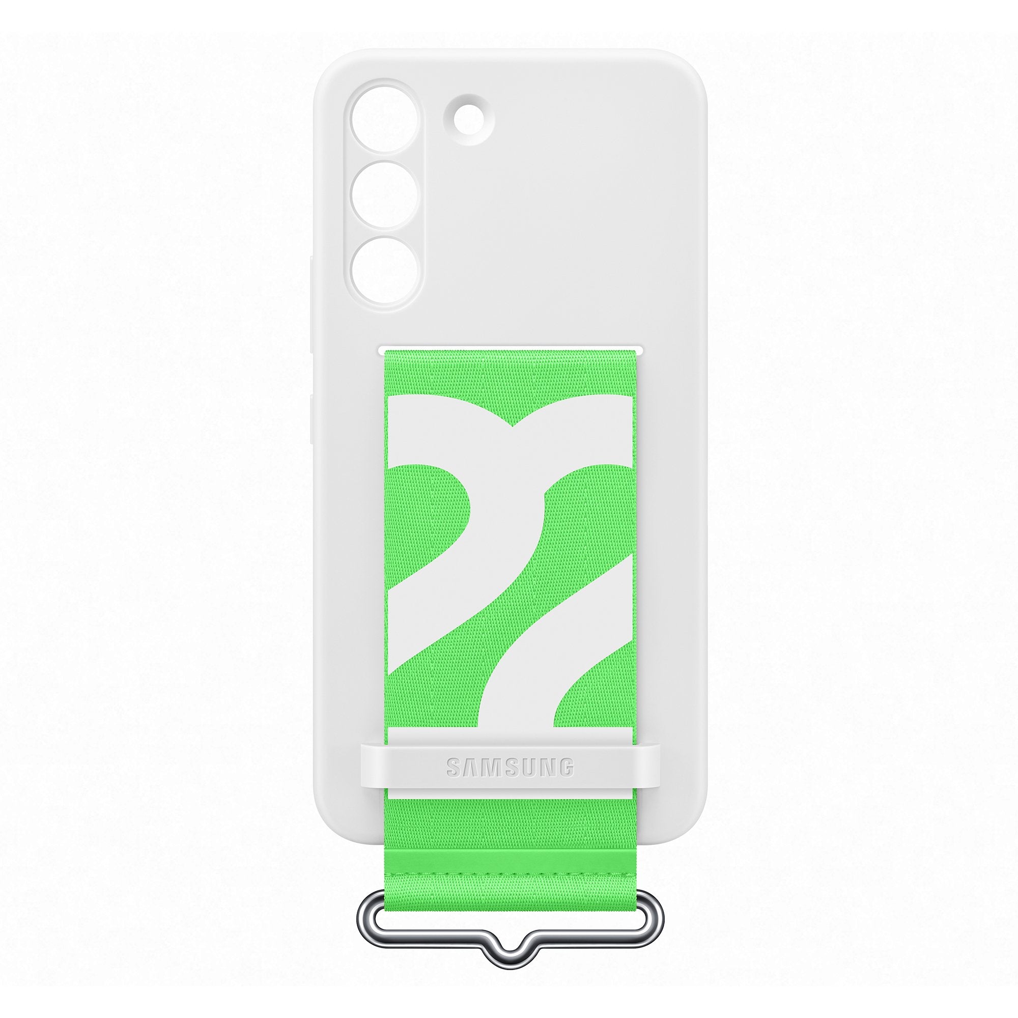 Funda Silico Samsung Galaxy S22 W/Strap Blanco