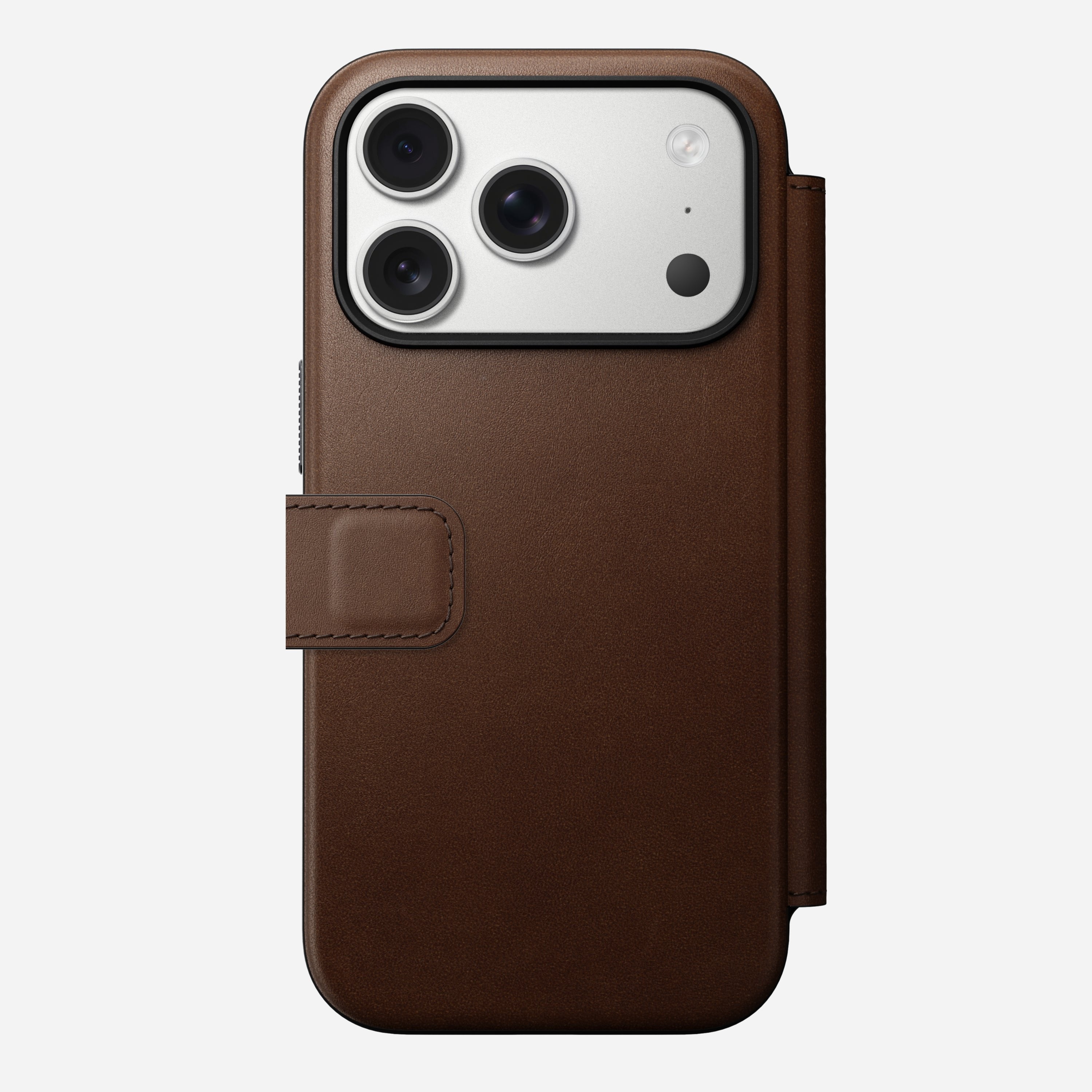 Nomad Magn. Leather Back Magsafe Iphone 17 Pro Max Rustic Brown H