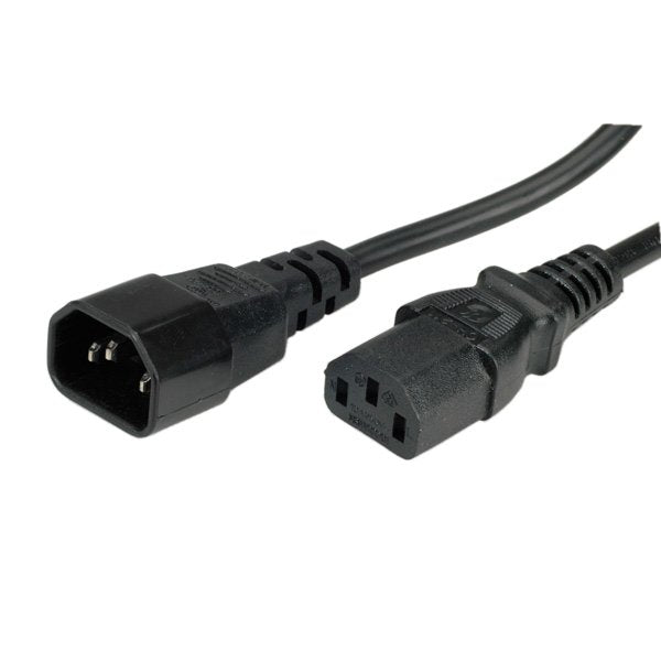 EAN 7611990197163 - ROLINE 19.08.1505 cable de transmisión Negro 0,5 m C14 acoplador C13 acoplador imagen 1