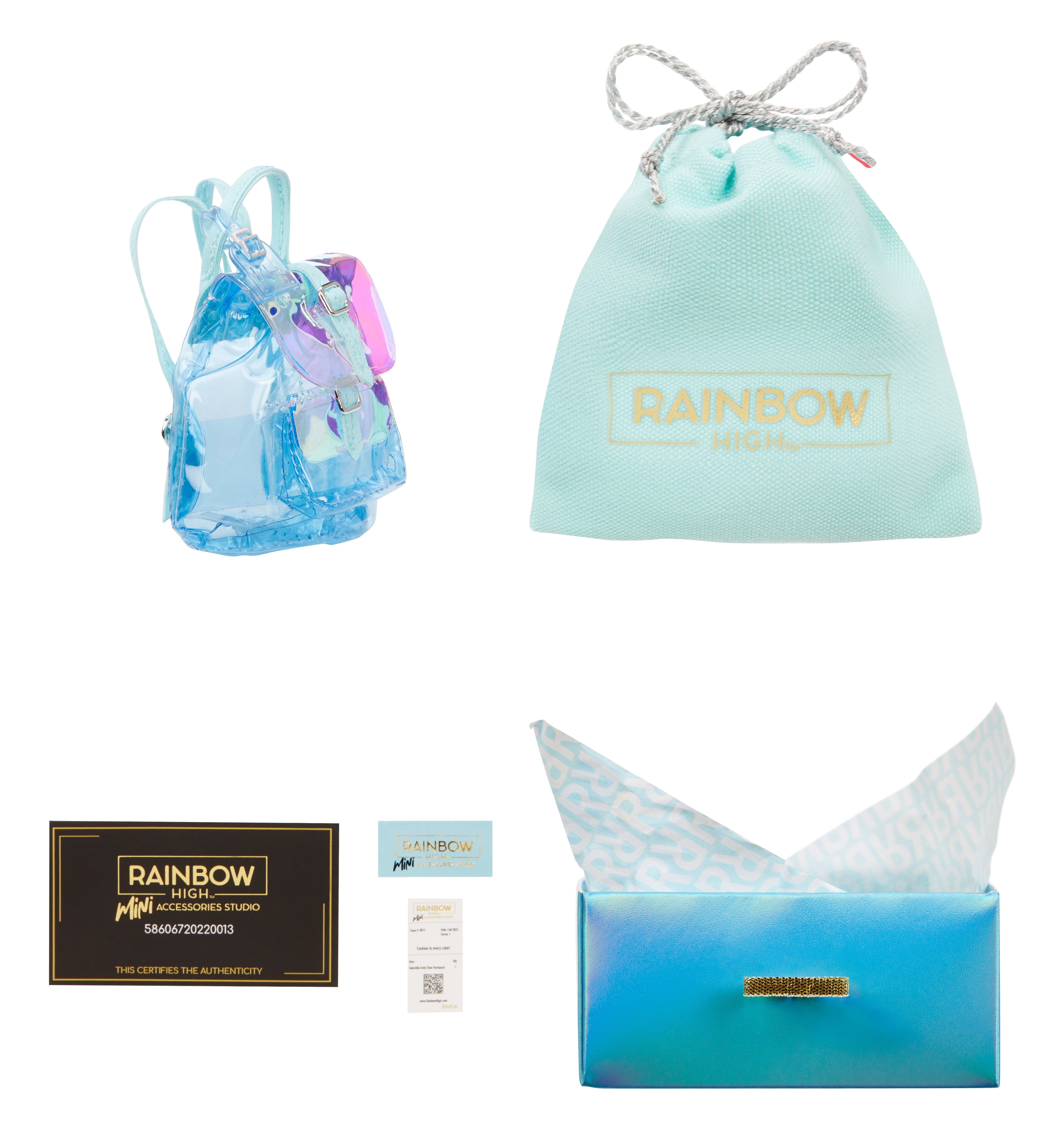 EAN 0035051586067 - Rainbow High Accessories Studio Series 1, H Assortment in PDQ Bolso de muñecas imagen 20