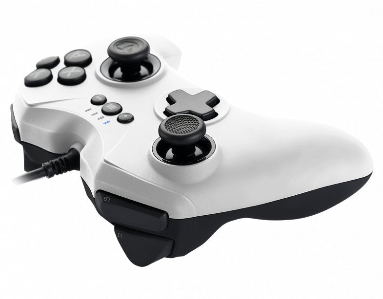 Gamepad Nacon Pc Pcgc-100white 2 Joysticks/6 Botones/2 Gatillos/Cruceta/Con Cable Pcgc-100white