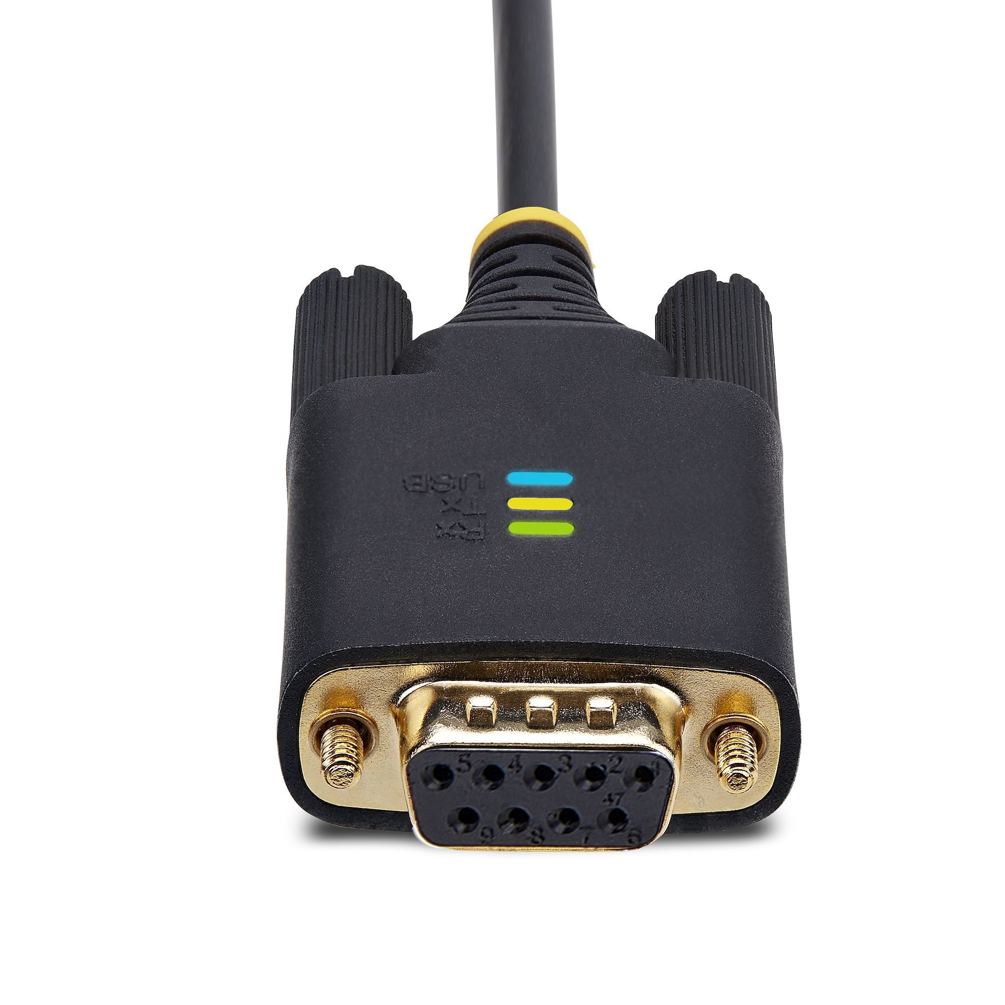 EAN 0065030900362 - StarTech.com 1P3FFCNB-USB-SERIAL cable de serie Negro 1 m USB tipo A DB-9 imagen 4