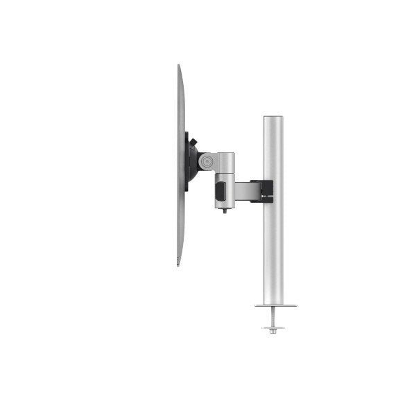 Soporte De Monitor Duradero Para 2 Monitores, Diámetro De Mesa Plateado