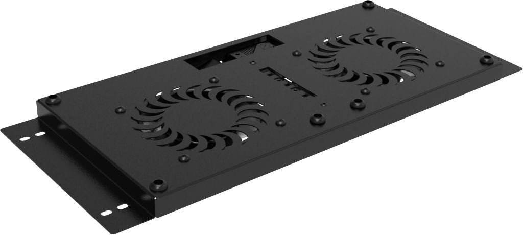 Ip55 2+2 Fans, Analog  Thermostat Rack Mount Fan