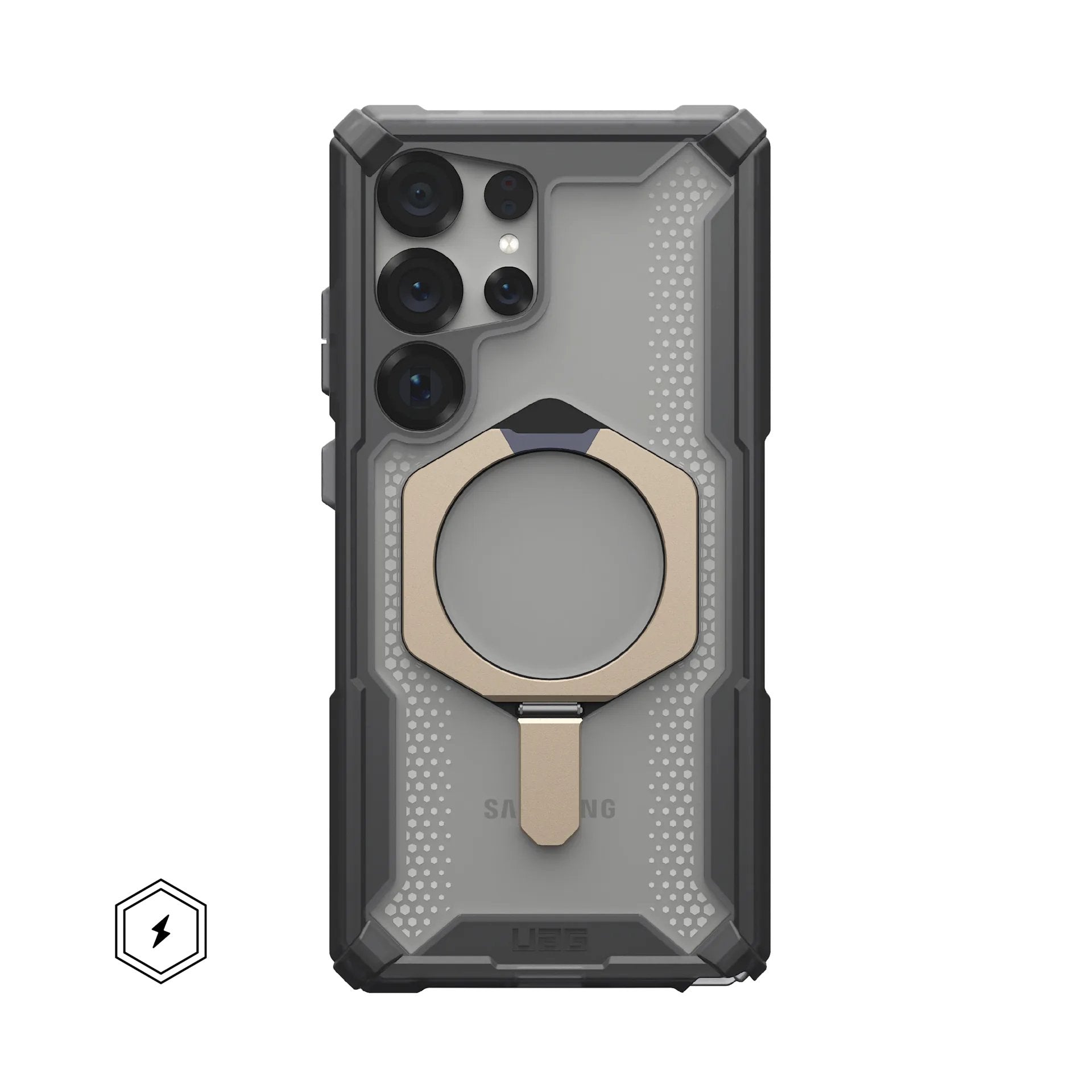 Funda Uag Plasma Xte  Samsung Galaxy S25 Ultra Negro Gris Transparente
