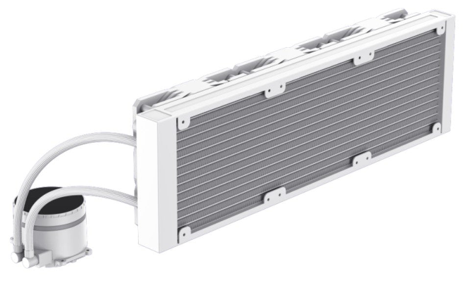 Gamemax  Cpu Liquid Cooler  Iceburg 360 Infinity  White