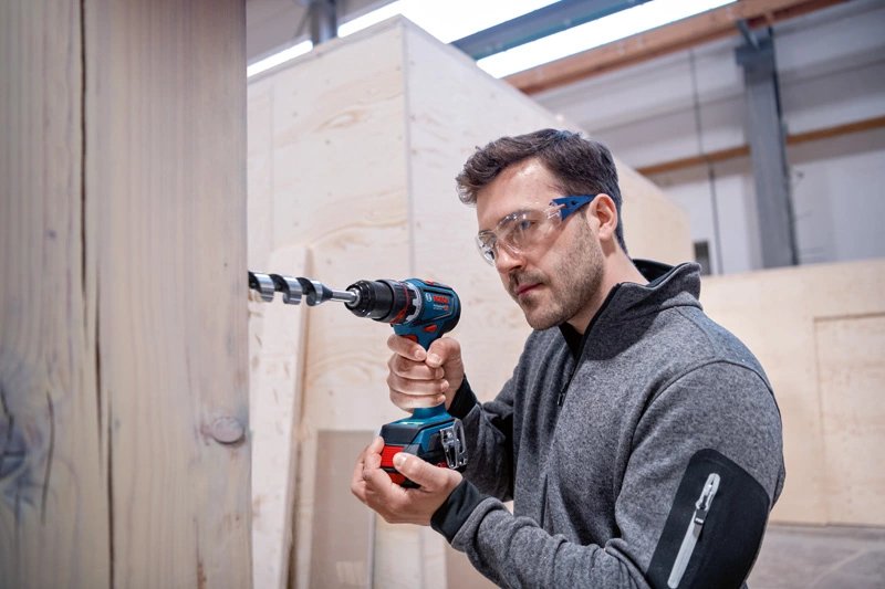 Bosch Professional Taladro Atornillador A Batería Gsr 18v-90 Fc  Sin Batería Ni Cargador, En L-Boxx