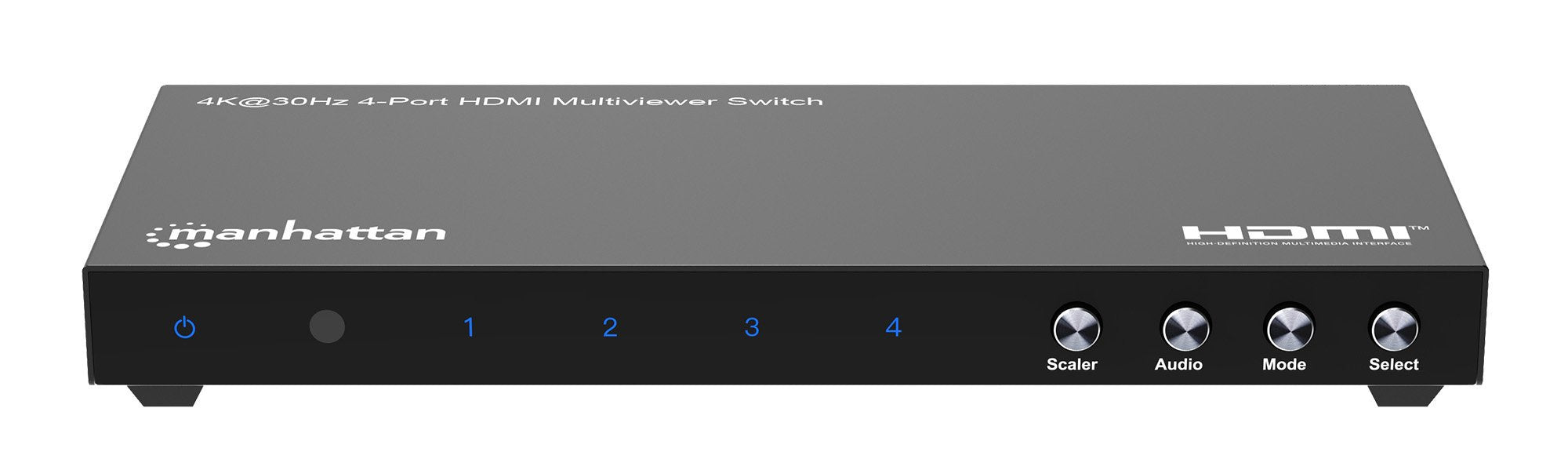 Manhattan 4k 30hz 4-Port Hdmi Multiviewer Switch