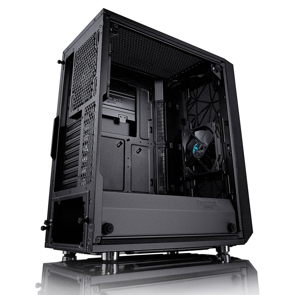 Caja Pc Fractal Design Meshify C Blackout Ventana Cristal Templado Atx, Midi-Tower, Pc, Atx,Itx,Micro-Atx, Negro, 17,5 Cm, 31,5 Cm