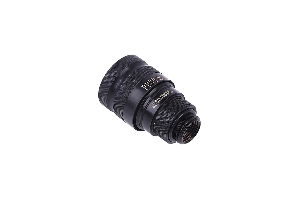 Alphacool Acoplamiento De Cierre Rápido Icicle G1/4 Ag - Deep Black 17441