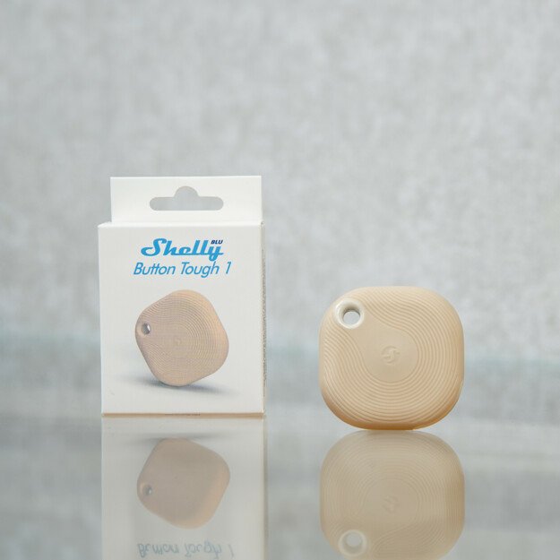 Shelly · Plug & Play · \"Blu Htton Tough Mocha\" · Schalter & Dimmer · Bluetooth · Batterie · Dunkelbeige