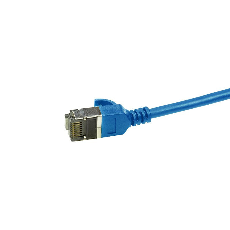Logilink Cable De Red Cat6a Stp Tpe Slimeline Azul 0,5m