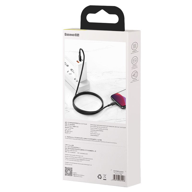 Baseus Catlgd-A01 Cable De Conector Lightning 2 M Negro