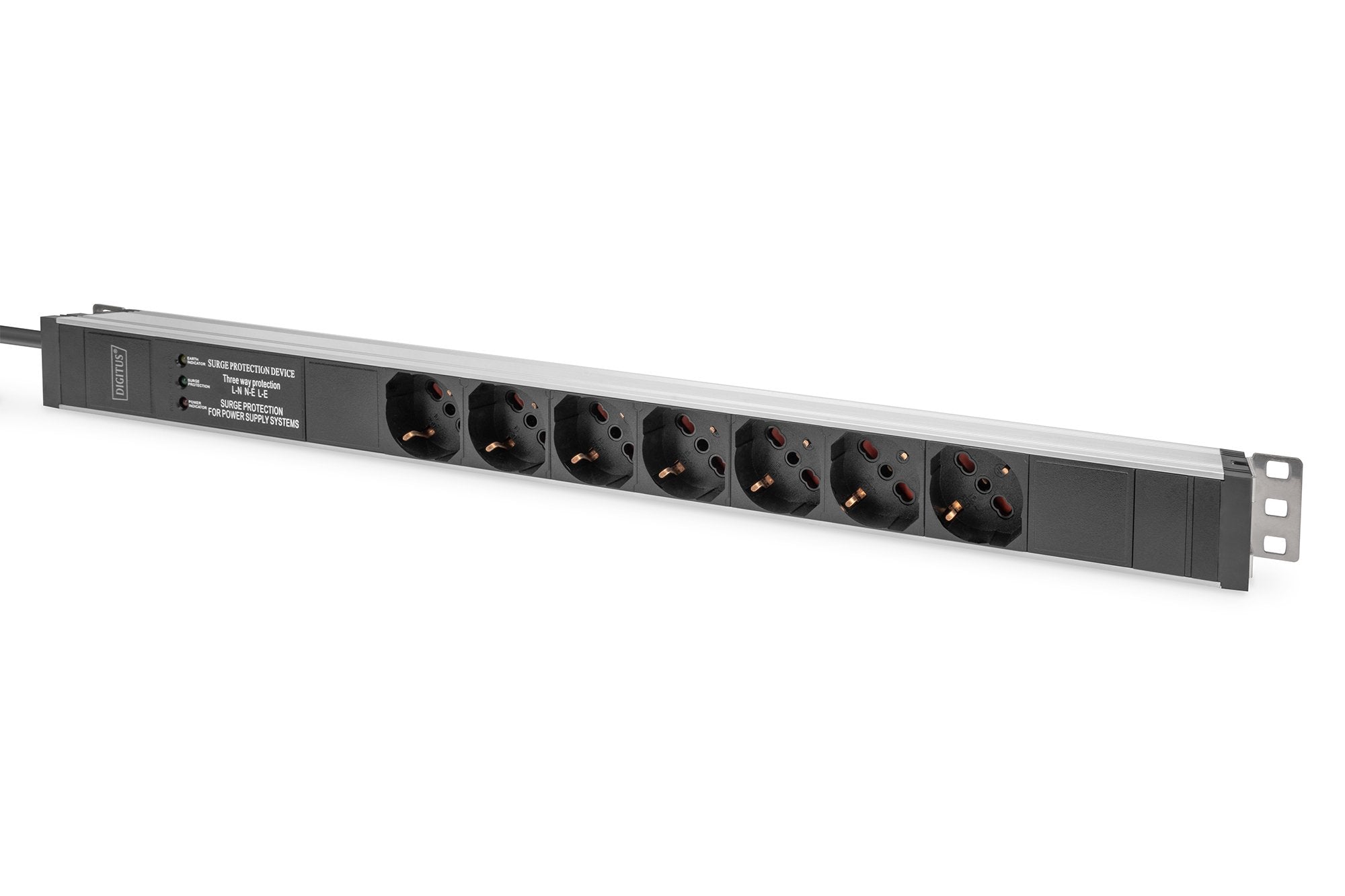 Regleta Italia - Digitus Pdu 7x 16a Salidas 230v 16a Negro