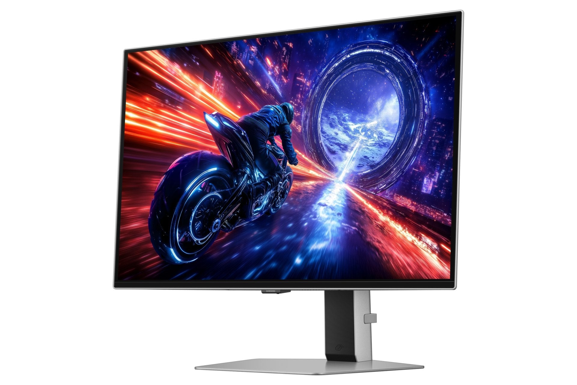 Monitor Gaming Samsung Odyssey Oled G6 G60sf S27fg604su 27' Qhd 0.03ms 500hz Qd-Oled Regulable En Altura Plata