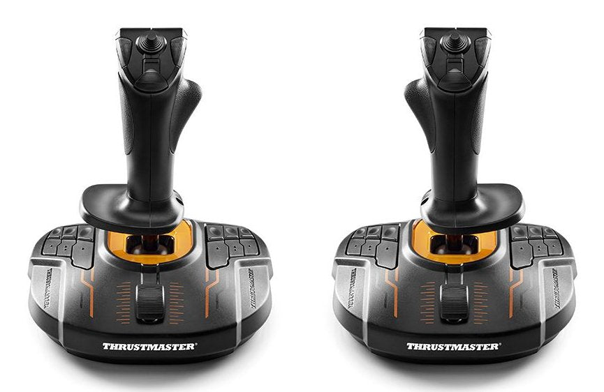 EAN 3362932915300 - Thrustmaster T.16000M FCS SPACE SIM DUO Negro, Naranja USB Palanca de mando Analógico/Digital PC imagen 2