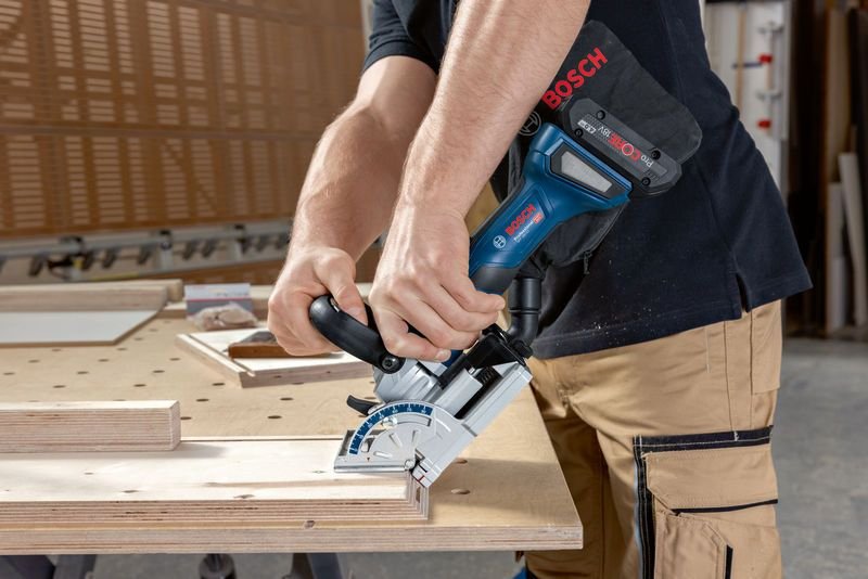 EAN 4053423243550 - Bosch GFF 18V-22 Professional Amoladora angular 11000 RPM Negro, Azul imagen 6