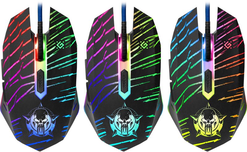 EAN 4714033525909 - Defender DARK AGENT GM-590L ratón Juego mano derecha USB tipo A Óptico 12800 DPI imagen 4