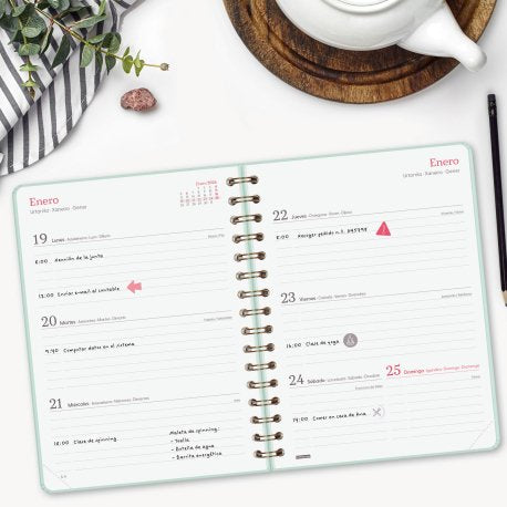 EAN 8422952405337 - Finocam 762020326 agenda Agenda diaria Color menta imagen 3