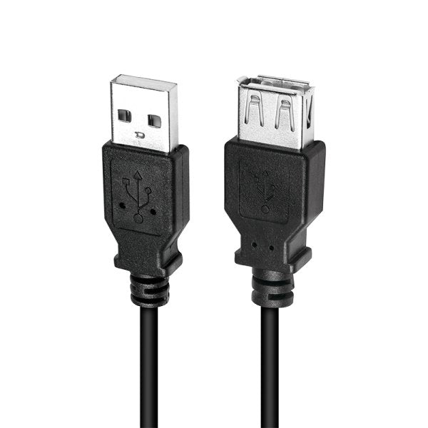 Cable Usb Logilink, Usb 2.0, Macho / Hembra De 5 M, Negro