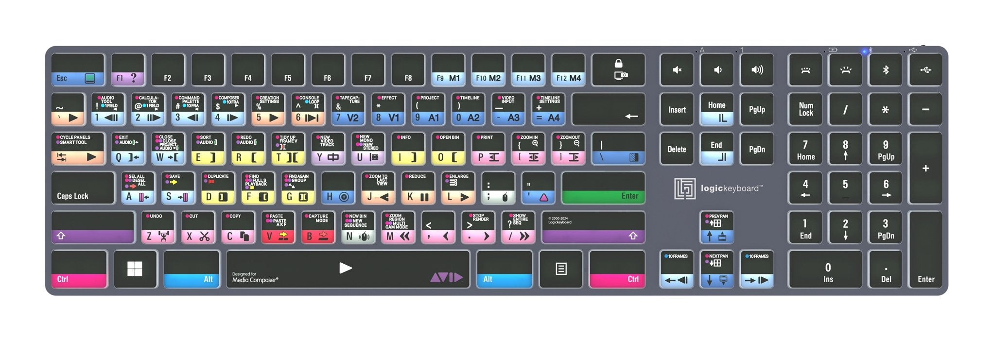 EAN 5707795023218 - Logickeyboard LKB-MCOMP-TPC teclado Hogar / Oficina USB + Bluetooth QWERTY Francés Negro imagen 1
