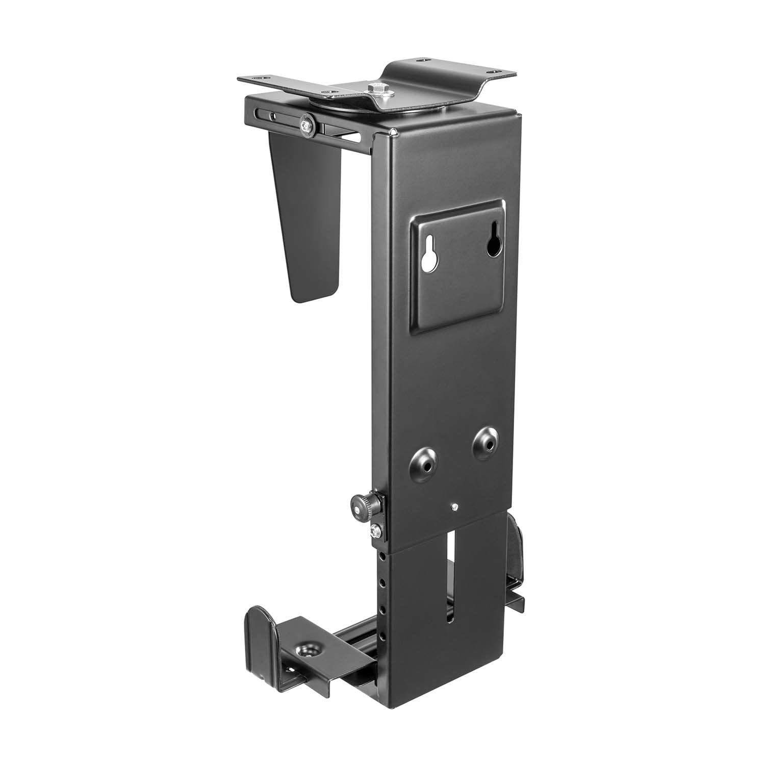 Aisens Soporte Giratorio Antirrobo Y Altura Personalizable Para Cpu Para Montaje Por Debajo De Escritorio O A La Pared