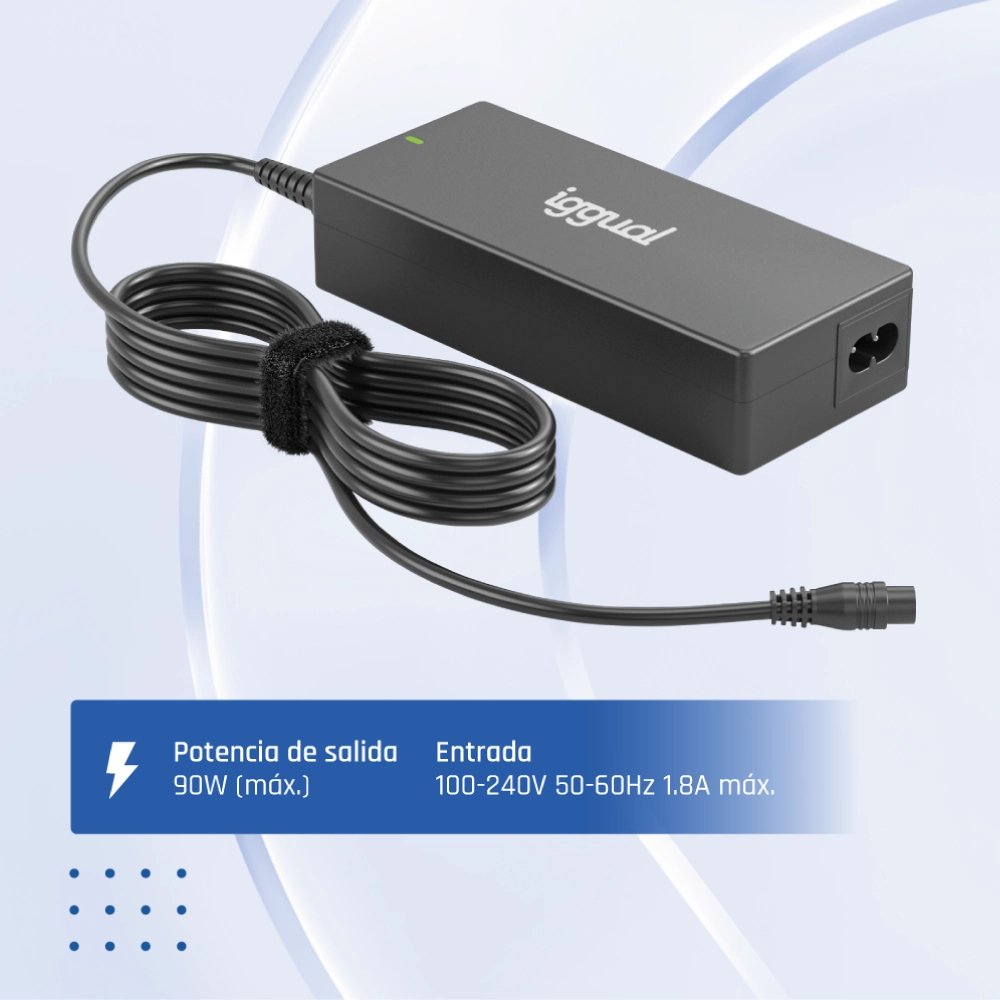 EAN 8435364320198 - iggual CUA-C-12T-90W adaptador e inversor de corriente Interior Negro imagen 3