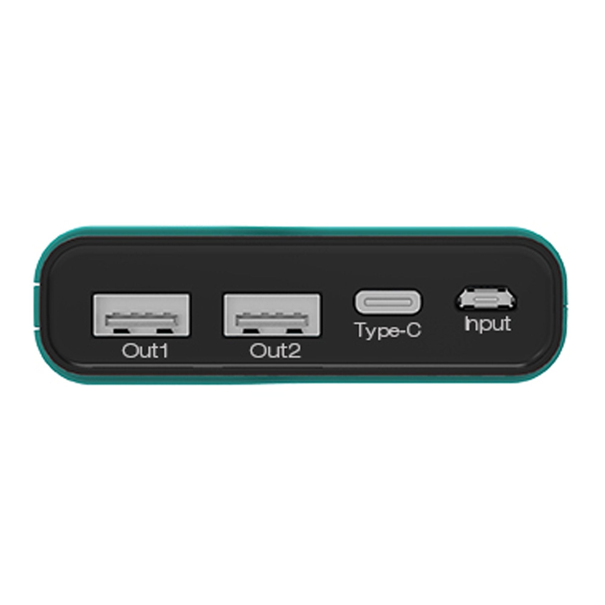 Powerbank Realpower Grün Type-C 15000