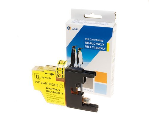 G&G Tintencartucho Compatible Con Brother Lc-1240y Amarillo