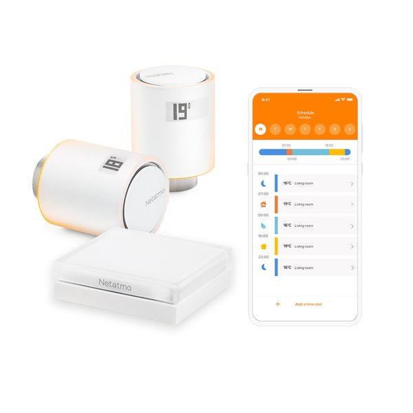Netatmo Radiator Termostat Starter Pack Incl. Relais White