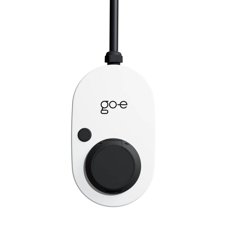 Go-E Charger Gemini, 22 Kw (32a Trifásico), Caja De Pared (Blanco/Negro, Sin Cable) Ch-04-22-51