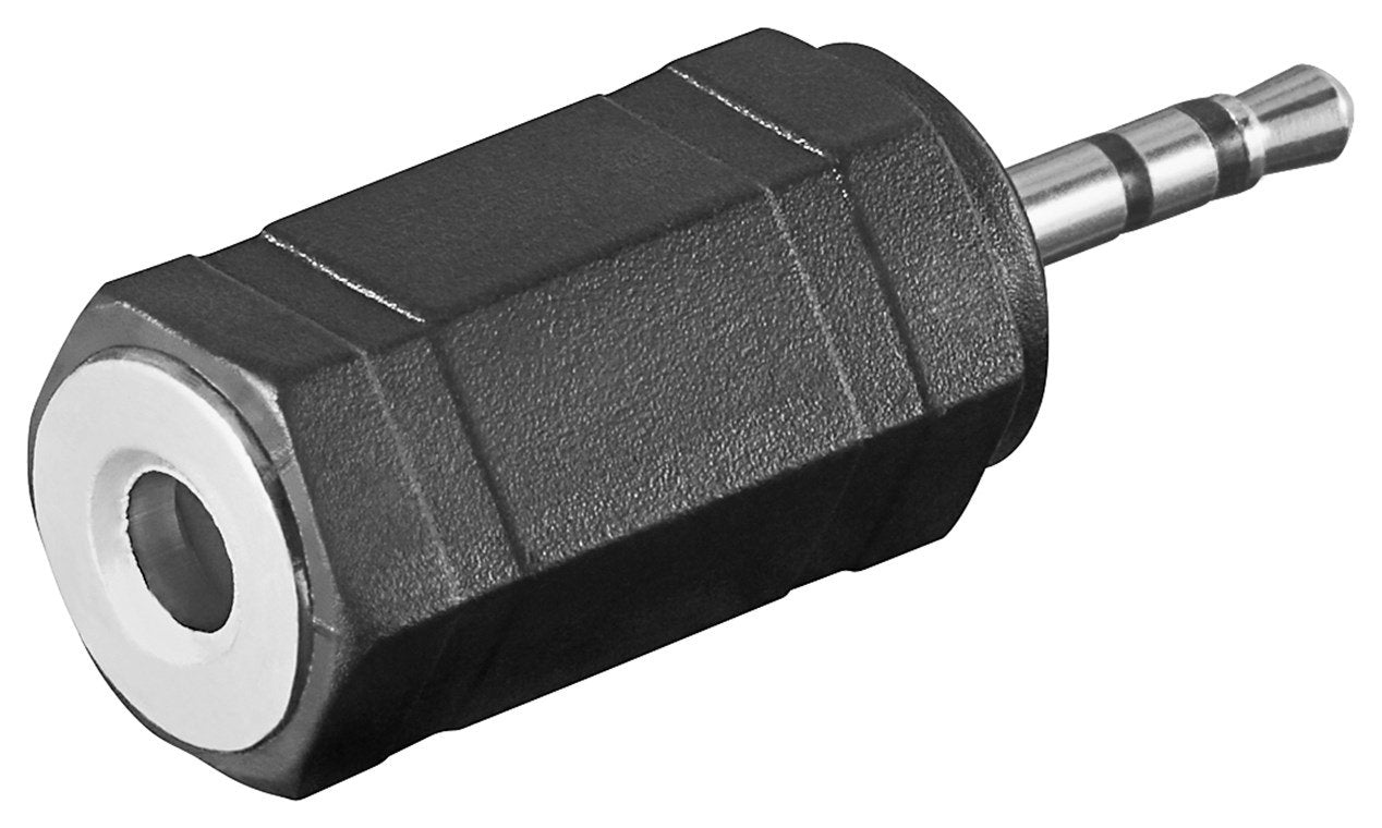 Goobay Adaptador Enchufe De 2,5 Mm > Enchufe De 3,5 Mm 11897