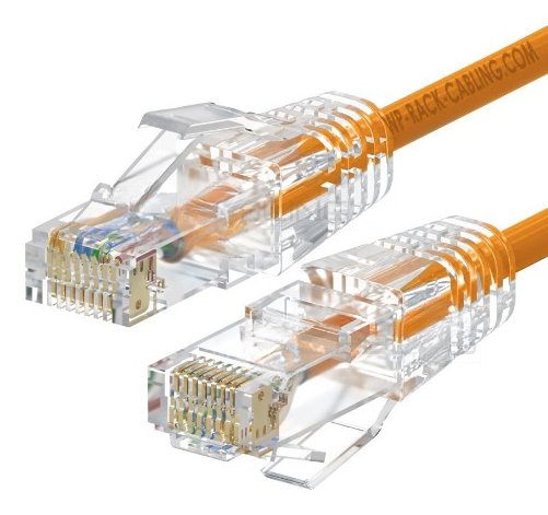 Wp Wpc-Pat-6au002o-S Cable De Red Naranja, Transparente 0,2 M Cat6a U/Utp (Utp)