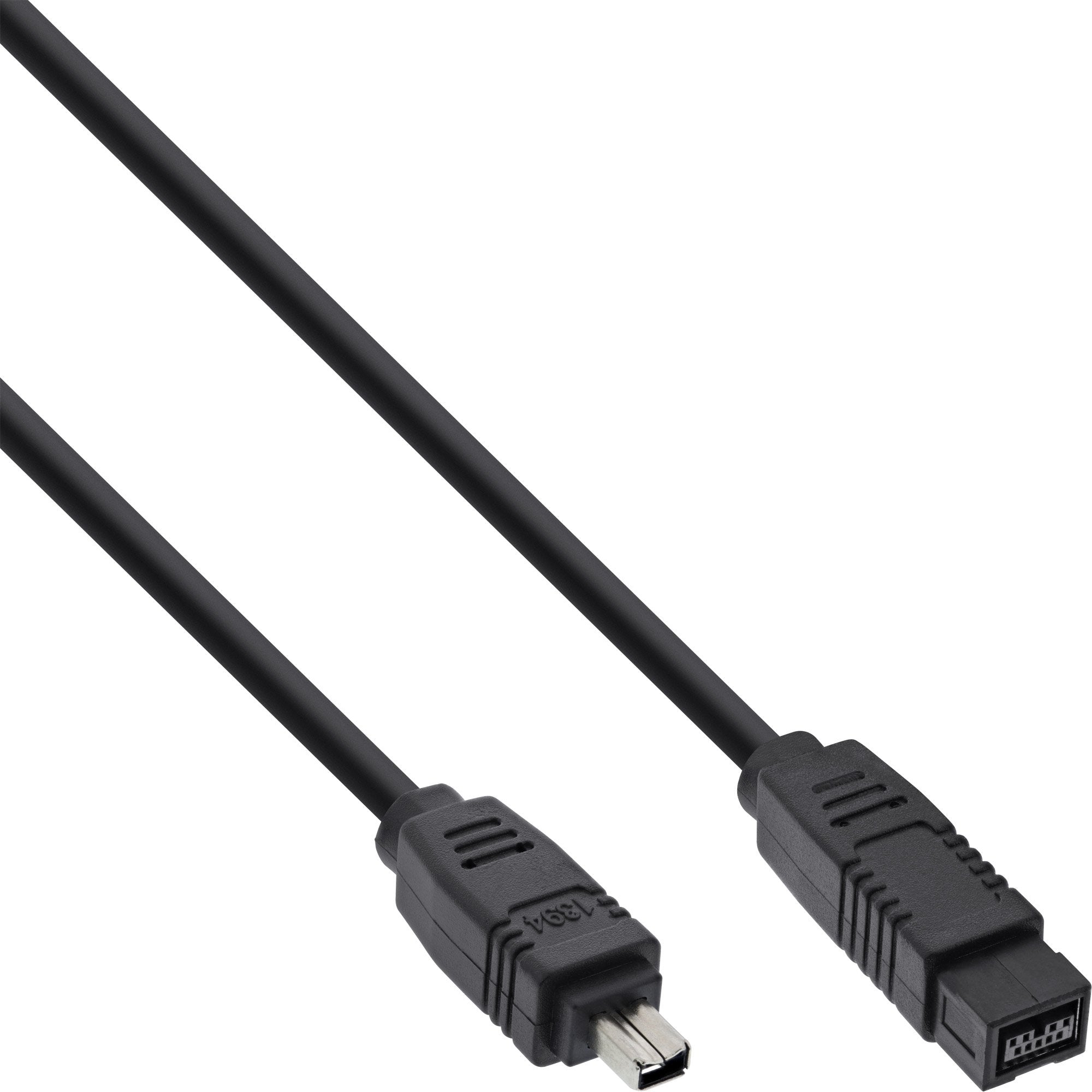 Inline Firewire 800 1394b Cable De 9 Pines Macho A 4 Pines Macho 1m