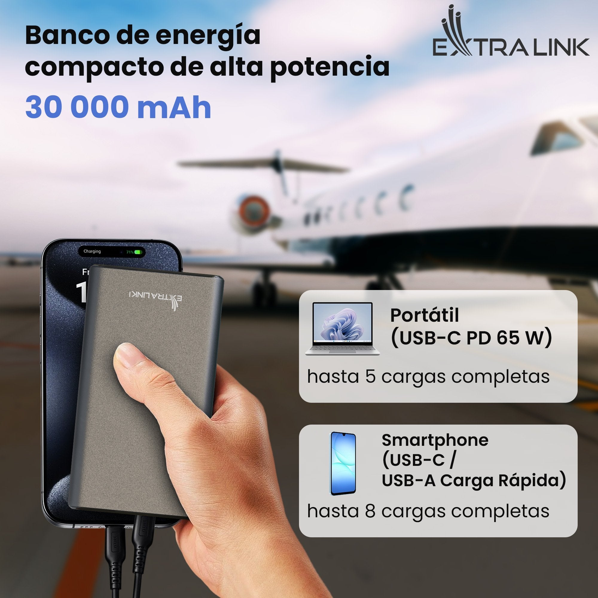 EAN 5903148919553 - Extralink EX.19553 batería externa Ión de litio Gris, Gris claro imagen 31