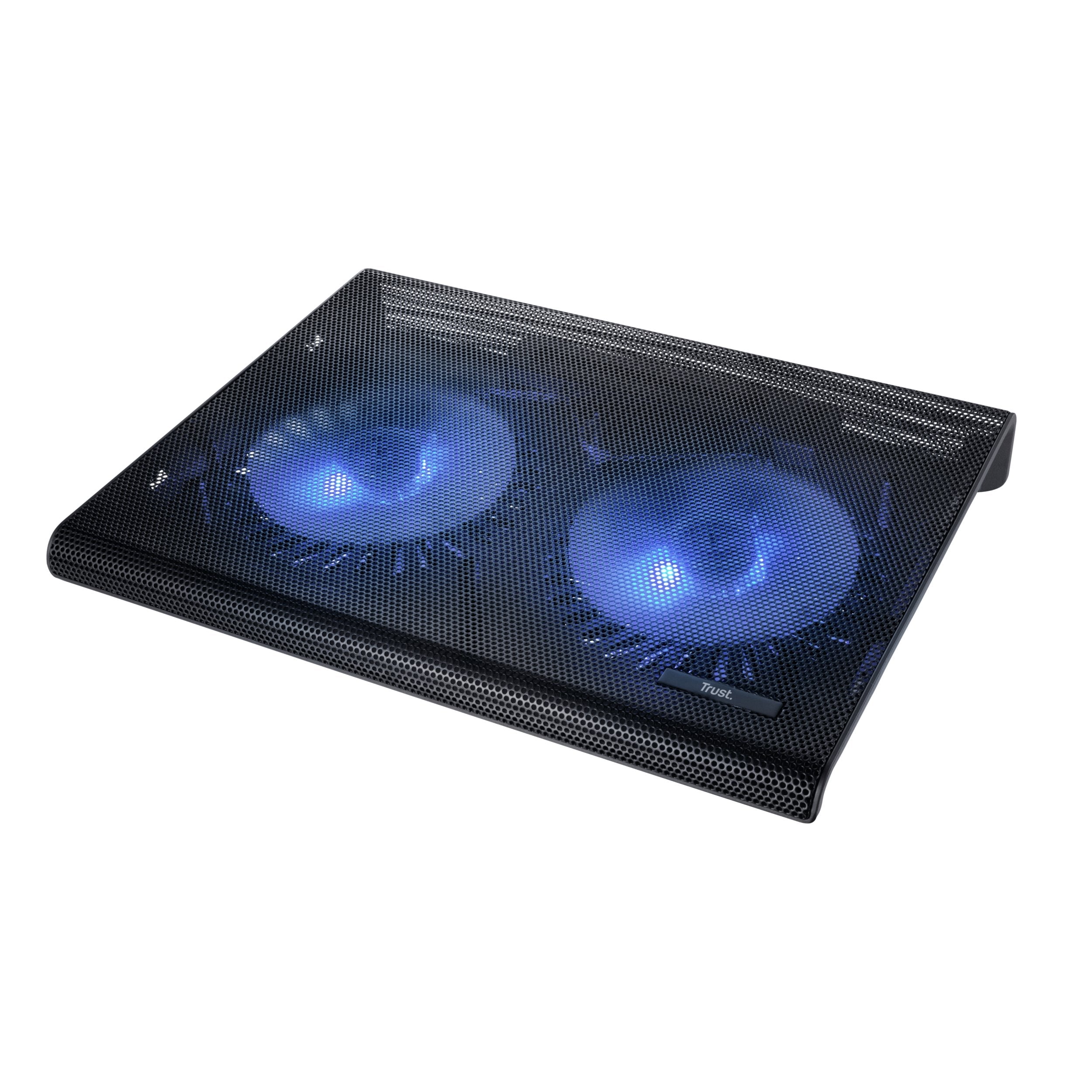 Trust Base Refrigeradora Para Portatiles Con 2 Ventiladores Y Leds Azul Hasta 17.3