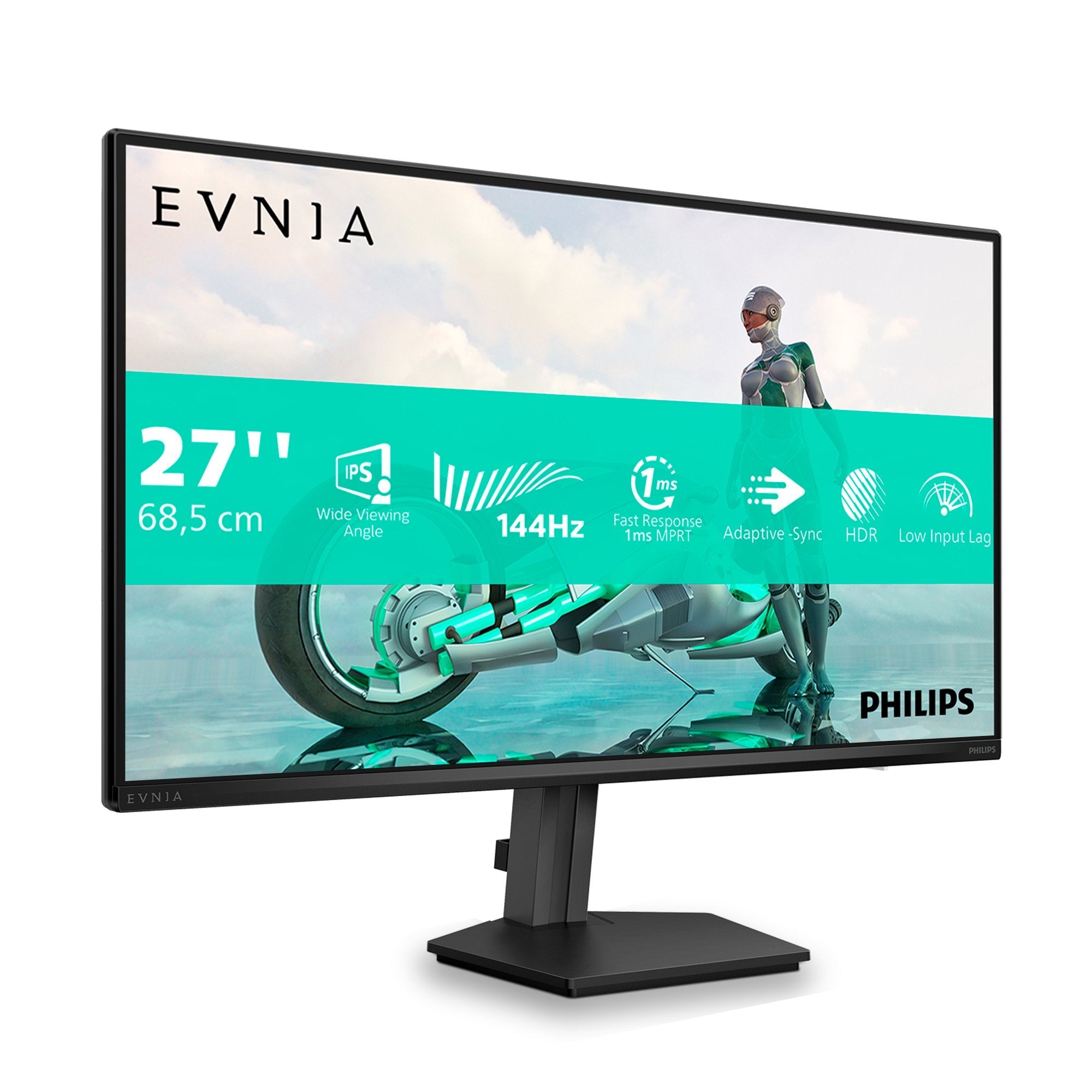 Monitor Philips 27" Evnia 3000 27m2n3200nf/00  1920 X 1080 Pixeles Full Hd Lcd Gris