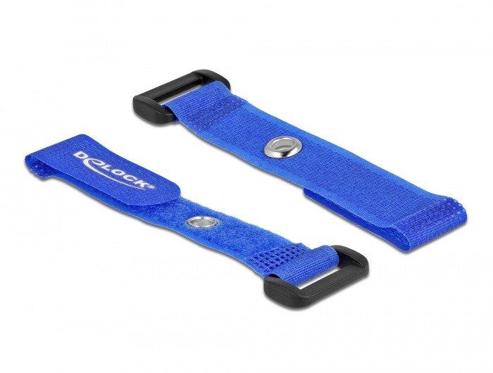 Delock 19539 Presilla Bridas Adherentes Para Cables Azul 5 Pieza(S)