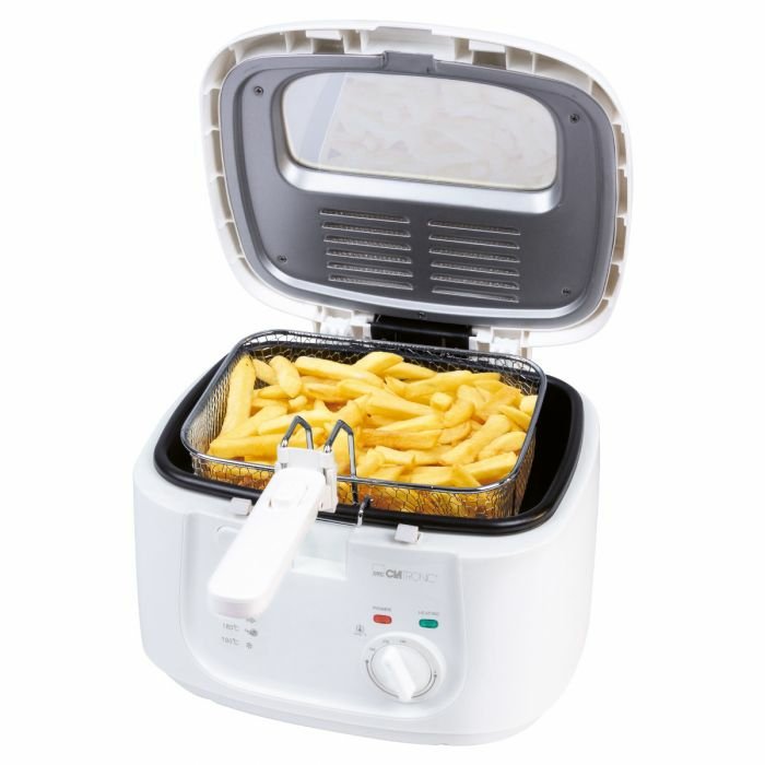Freidora Clatronic Fr 3771 Blanca, 1.800 W, Depósito De Aceite 2,5 Litros 263963