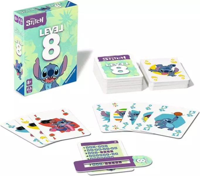 Ravensburger Disney Stitch Nivel 8, Juego De Cartas 24700