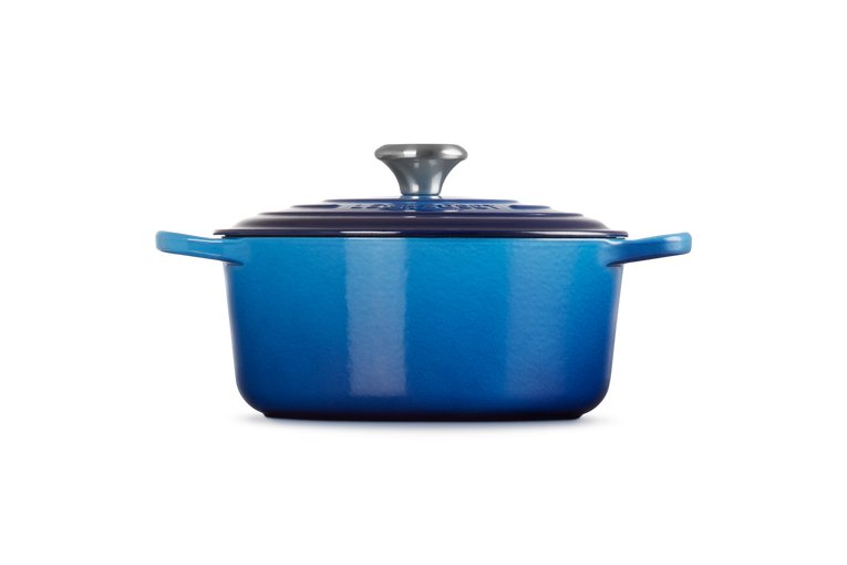 Le Creuset 21177242202430 Signature Gusseisen-Bräter Con Deckel, Ø 24 Cm, Aare