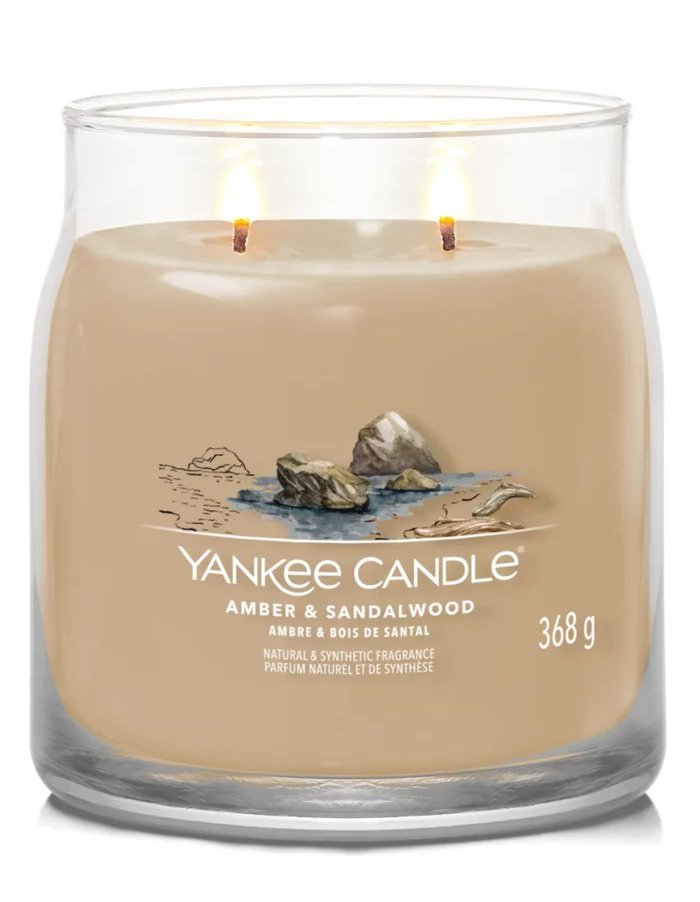 Yc Signature - Swieca Srednia Amber & Sandalwood Yankee