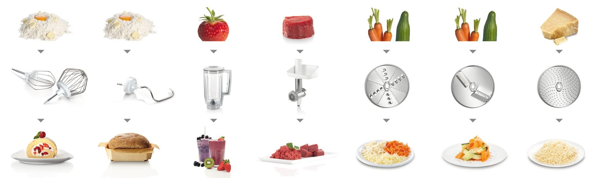 Robot  Bosch Mum58231 De Cocina 1000 W 3,9 L Blanco