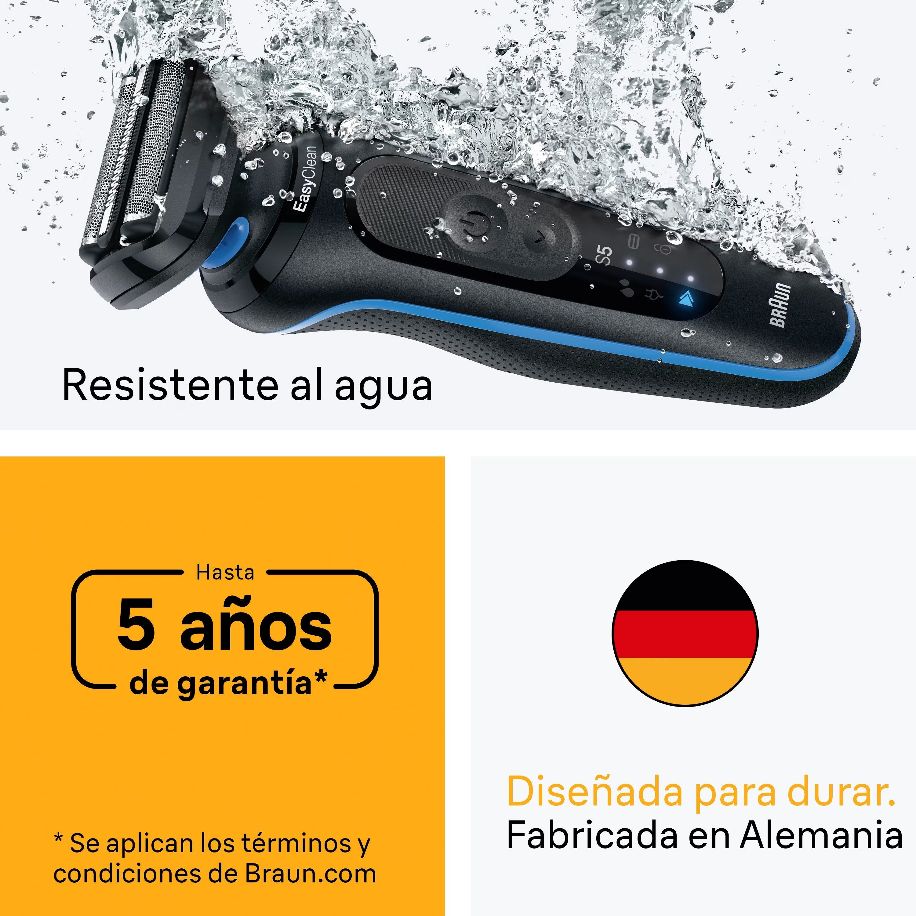 EAN 8700216646130 - Braun Series 5 52-B1000s Máquina de afeitar de láminas Negro imagen 6