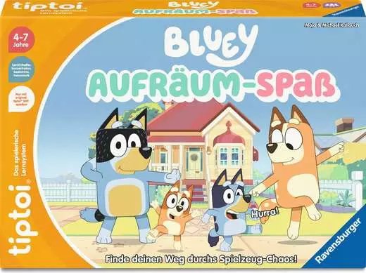 Ravensburger Tiptoi Bluey, Divertido Juego De Limpieza, Juego De Mesa 4005556002399.0