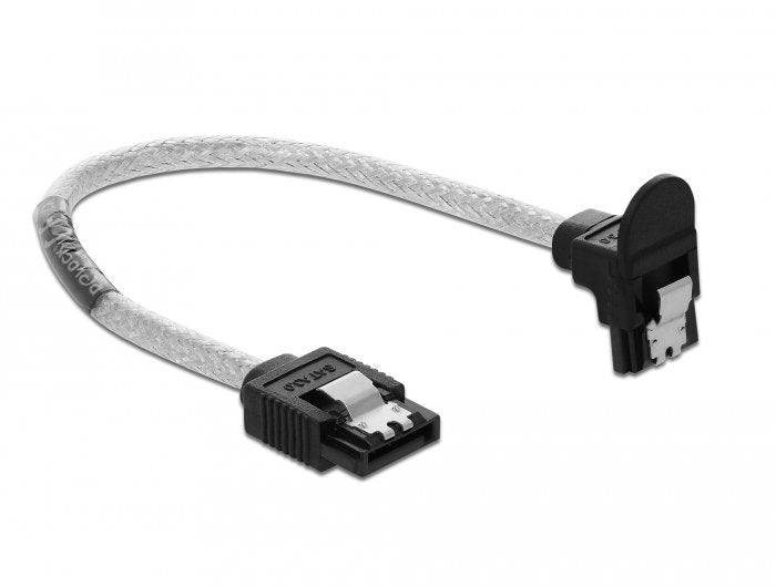 Cable Delock Sata 6 Gb/S Gerade Auf Unten Angular 20 Cm Transparente