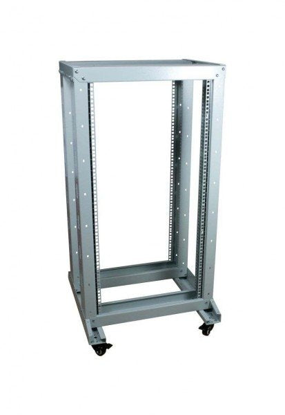 Allnet 19\"Grundgemell, 12he, B600/T1000mm, Lichtgris, Srb-Serie